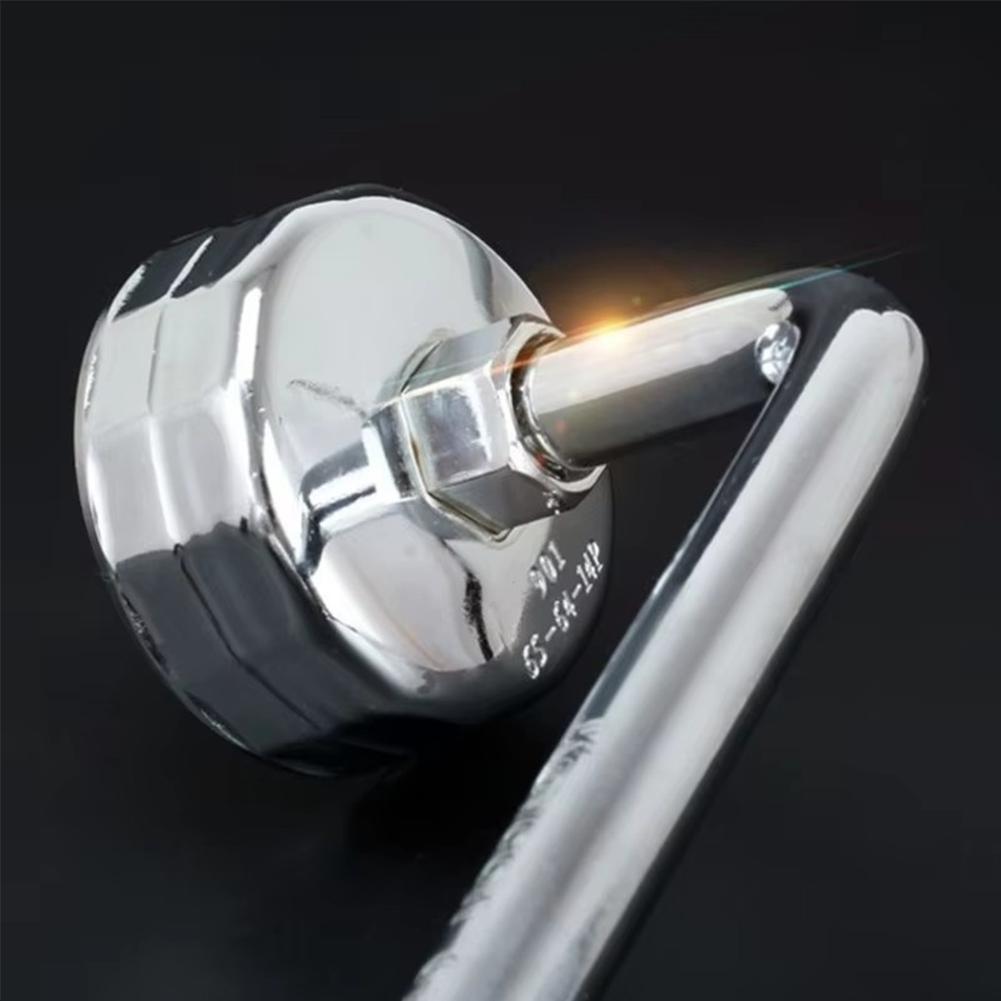 901 Oil Filter Wrench 1/2" Square Steel Filter Socket Wrenches Oil Grid Disassembly Hand Repair Tools