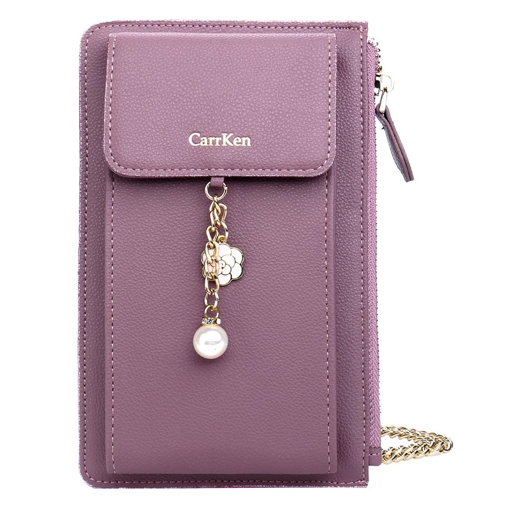 large wallet with shoulder strap