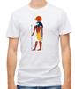 Egyptian God Ra, Sun Ancient Egypt, Short Sleeve  White T Shirt Men G052
