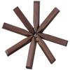 New Black Walnut Insulation Mat Solid Wood Folding Heat-insulating Placemat Small Tree Anti-hot Table Decoration Home
