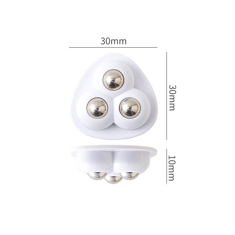 4pcs Heavy-Duty Mini Rolling Wheels with 360° Swivel Base Stainless Steel Bearings for Furniture Cabinets Storage Box Workshop