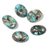 2pcs/lot Natural Stone Cabochon Colorful Imperial Jasper Oval Beads Gemstone Cabochon For DIY Necklace Rings Jewelry Accessories