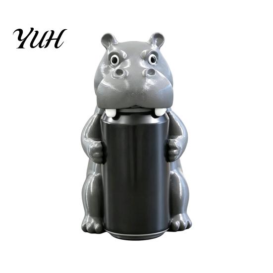 Creative Gift for Drinkers Reusable Animal Soda Can Lids 375ml Standard Cans, 3D Printed Frog Dinosaur Cola Accessories Shark Beverage Toppers
