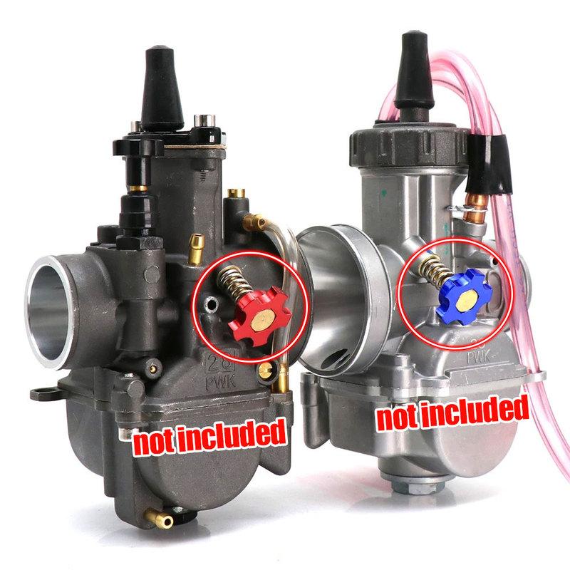 Motorcycle Manual Choke Starter Plunger Switch Carburetor Idle Adjuster Screw Motorbike Accessories for 21-34MM PWK Carburetor