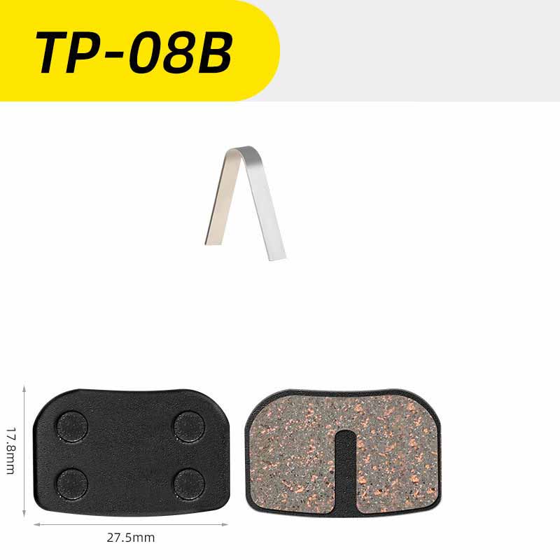 Bremsbeläge, Semi-Friction für Mountain-, Renn- und E-Bikes, verpackte Bremsbeläge für sanftes und zuverlässiges Bremsen