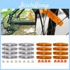 8pcs Bike Mountain Road Safety Warning Reflective Bicycle Wheel Spoke Reflector Riding Bike Bicycle Warning Reflector