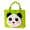 Multicolor DIY Felt Animal Bag Kits Educational Crafts Sewing Needle and Thread Cartoon Animal Felt Sewing Kit Making Supplies
