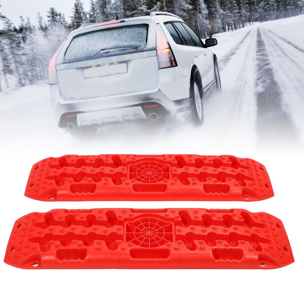 Off Road Traction Boards All Weather Auto Traction Mat Tire Grip Aid Unstuck Your Car From Snow Ice Mud and Sand