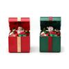 Holiday Music Boxes With Builts In Christmas Songs LED Illuminateds Decoration Durable PC Materials USB Operated For Family Gatherings