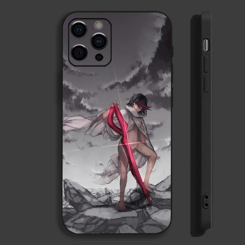 Anime K-Kill La K-Kill Phone Case For Apple iPhone 15,14,13,12,11,Pro,X,XS,Max,XR,Plus,Mini Soft Black Cover