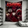 TBOI poster Wall Hanging Printed Fabric Blanket Decorative Tapestries for Bedroom Living Room Home Decor