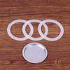 4Pcs/Set 3 Silicone Gaskets + Aluminum Filter Moka Pot Coffee Bottle Replacement Compatible With 1/2/3/6/9/12 Coffee Cup