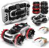 DEERC RC Drifting Portable Interchangeable Wheel 50 Minutes of Operation High Includes 2 RC Car for Elementary and Middle School Birthday Day Greenery