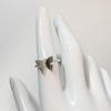Creative Forest Brushed Butterfly Ring - Korean Fashionable Sweet Adjustable Ring