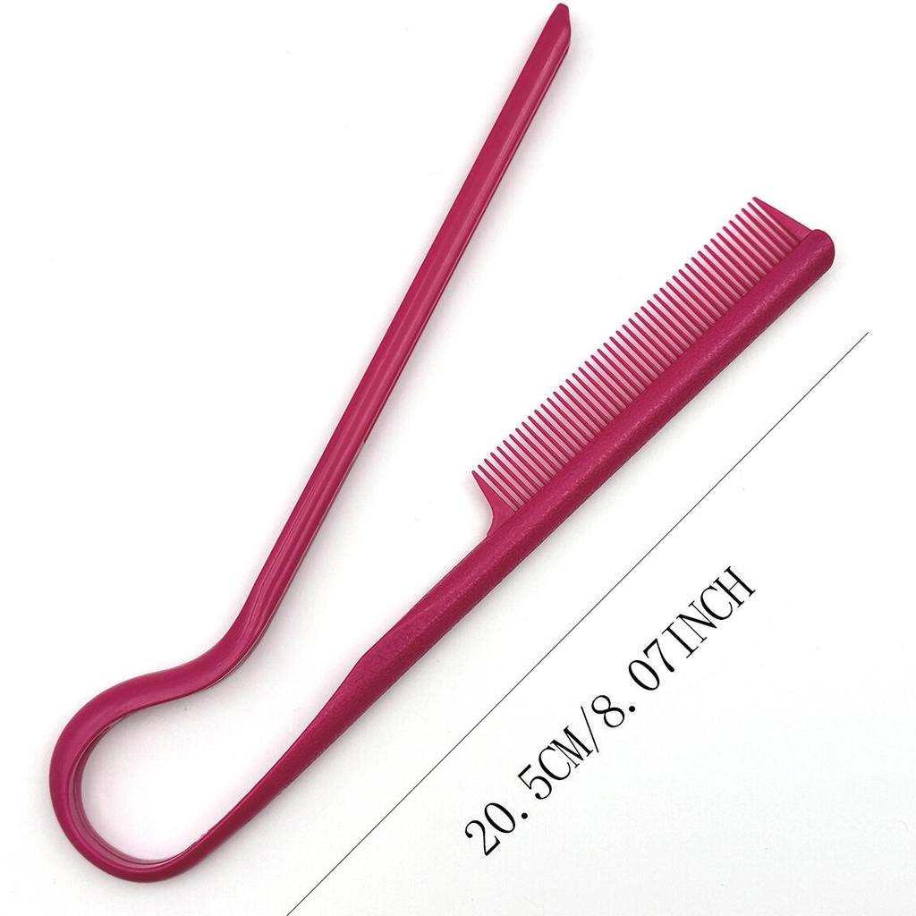 Friseurkamm V-Kamm Unordentliches Haar Finishing Glättschiene Kamm - Haarstyling-Werkzeug Clip speziell für Haarperücken