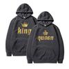 2025 Autumn and Winter Pullover Hoodie Sweater Fashionable Gold Letter Men and Women Couple Sweater One Generation