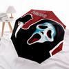 1 Stück Ghostface - Automatischer Klappschirm mit individuellem Namen - Kompaktes 8-Rippen-Design, Langlebiger Kunststoff & Eisen, Täglicher Gebrauch S0106007