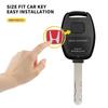 13mm 5/10pcs Car Key Badge Emblem Replacement Car Key Stickers For Honda Civic Accord Fit CRV Jazz Odyssey Insight Legend HRV