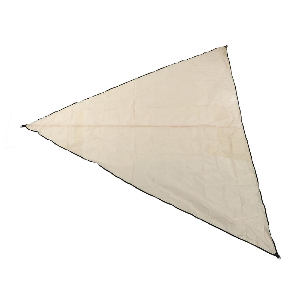 Dreieckiges Sonnensegel Vordach Outdoor Sonnenschutz Markisen UV-Block Sonnenschutznetz Regendicht Milchig
