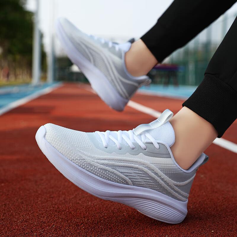 Marathon women's shoes summer breathable junior high school students high school entrance examination sports shoes girls ultra-light running 