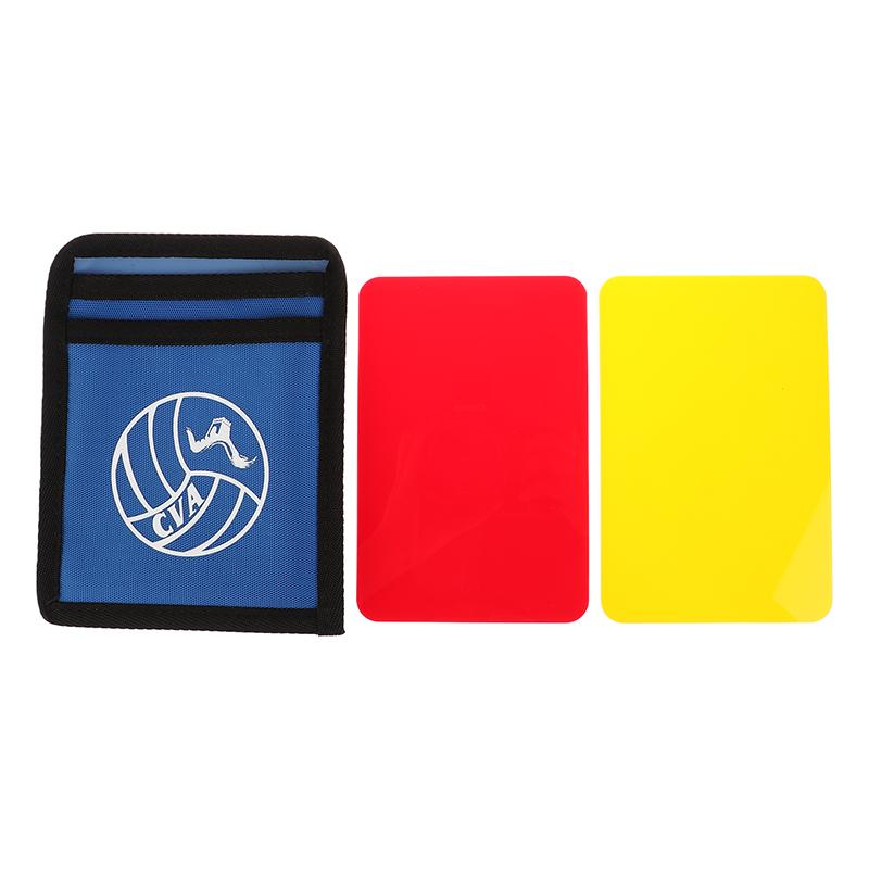 Cva Volleyball Referee Card Srfc0 Red And Yellow Cards Official Size 10X15Cm Designated Penalty Equipment For Match