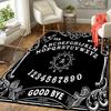 1 Stück Ouija-Brett Mystery Teppich, Büroteppich Innen Außen Fußmatte, Rutschfest Weich, Wohnzimmer, Weihnachts Halloween Geschenk. M928345
