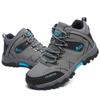Men's Outdoor Sports Shoes Autumn Winter New Style Mountaineering Travel High Top Rubber Outsole Wear Resistant Cotton Lined