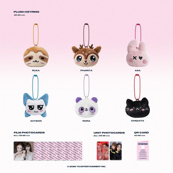 BABYMONSTER - 3rd MINI ALBUM [CHOOM] Plush Keyring Ver.