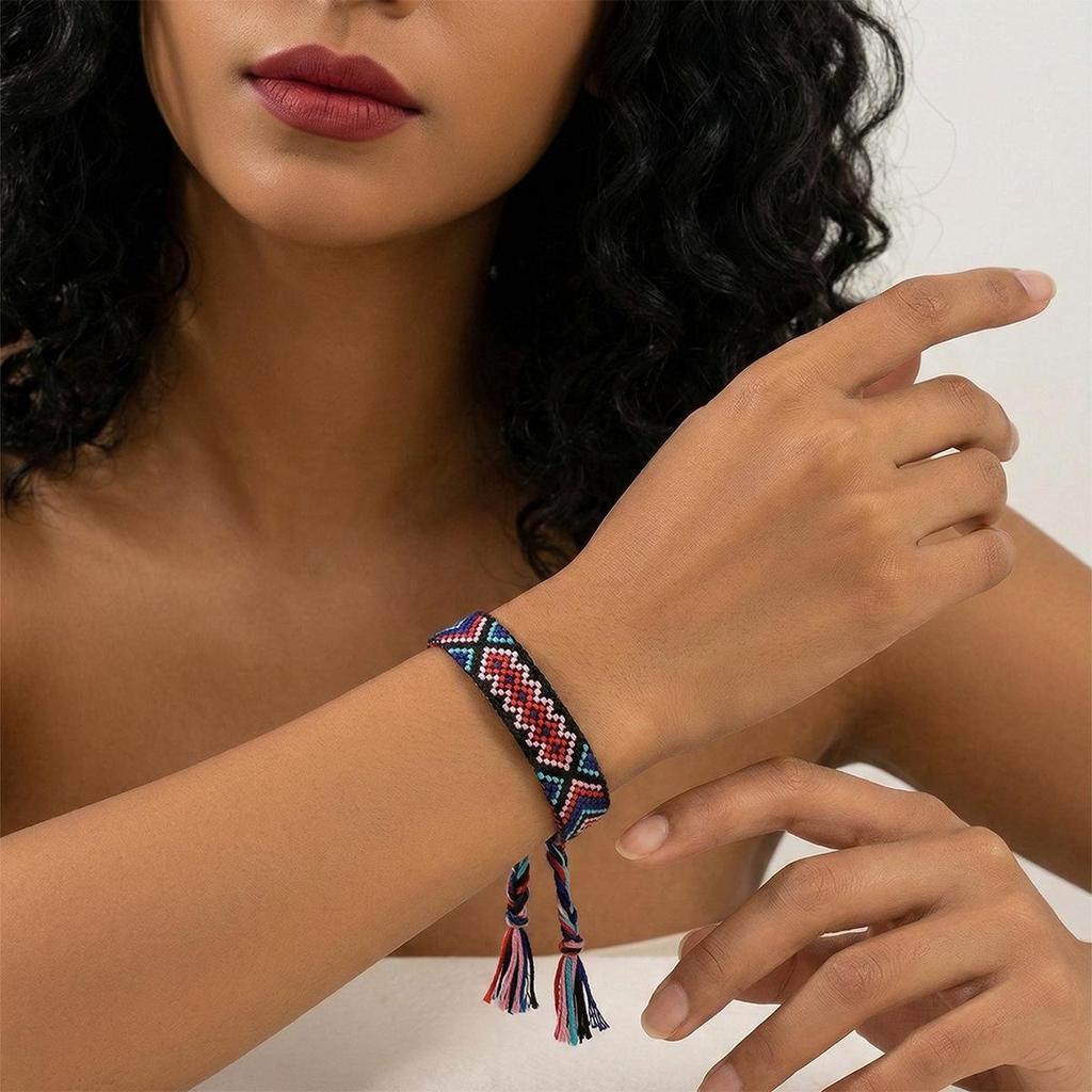 Bohemian Ethnic Tassel Friendship Bracelet