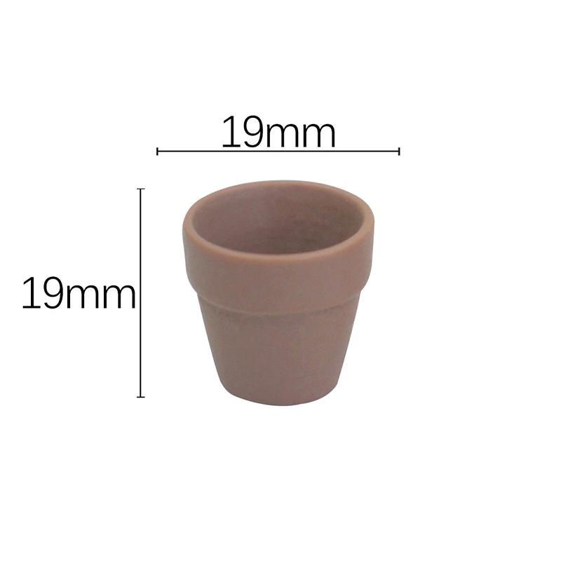 10Pcs Miniature Flower Resin Pots Clay Planter Terracotta Dollhouse Accessories Fairy Garden Pots Mini Flower Pots Planters