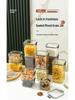 Transparent Airtight Food Grade Storage Jar: Moisture-Proof, Square/Rectangular Kitchen Container for Grains and Chinese Medicine