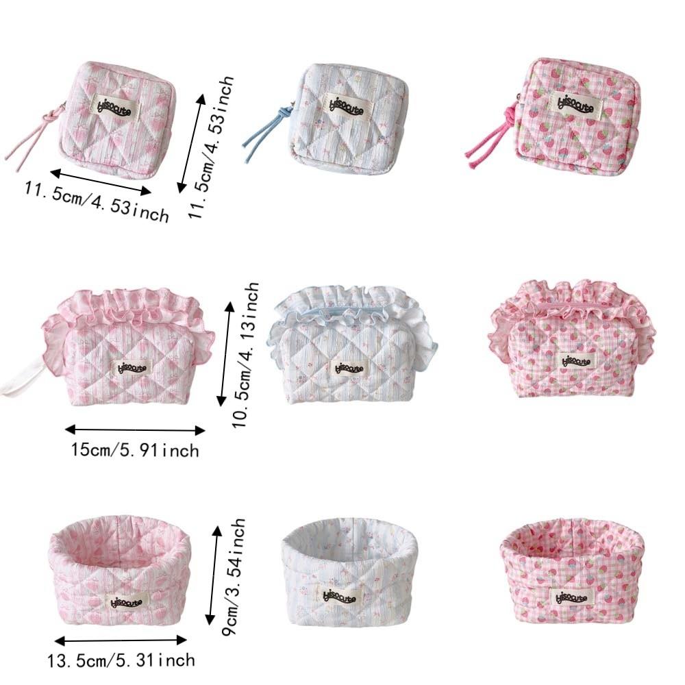 Pen Bag Cloth Toiletry Bag Pencil Case Jewelry Organizer Makeup Storage Pouch For Travel