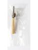 Pet Hair Removal Brush & Flea Comb with Stainless Steel Needles for Cats & Dogs