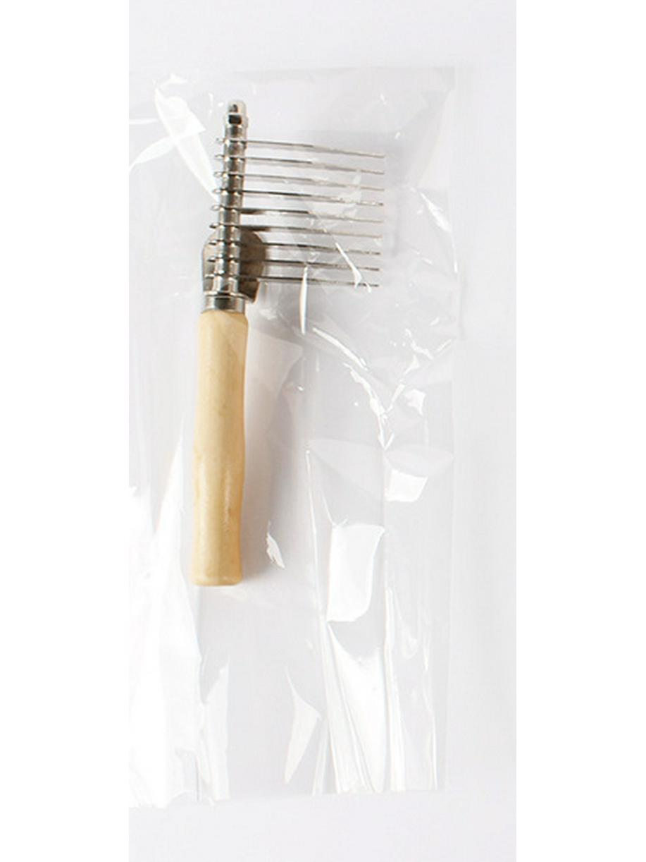 

Pet Hair Removal Brush & Flea Comb with Stainless Steel Needles for Cats & Dogs