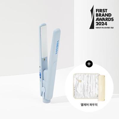 Bodana Pocket Mini Flat Iron Creamy Blue