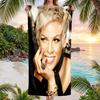 Large Beach Towel Quick Dry Absorbent Towel For Beach IndoorP!nk Singer