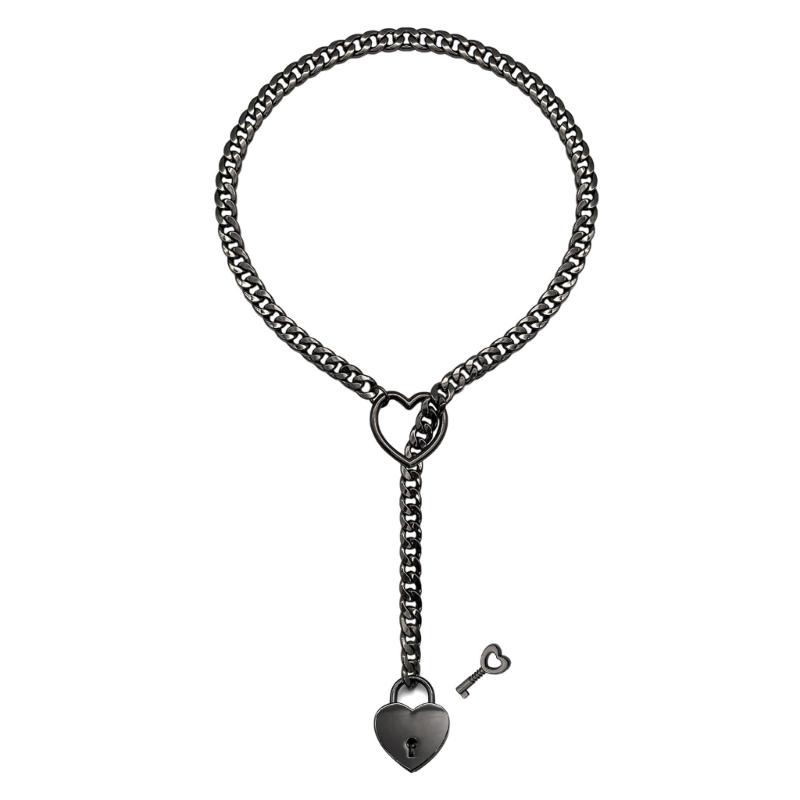 

Hollow Heart Pendant Necklace for Women Slip Chain Choker Fashion Clavicle Chain Neckwear Wedding Party Jewelry Gift