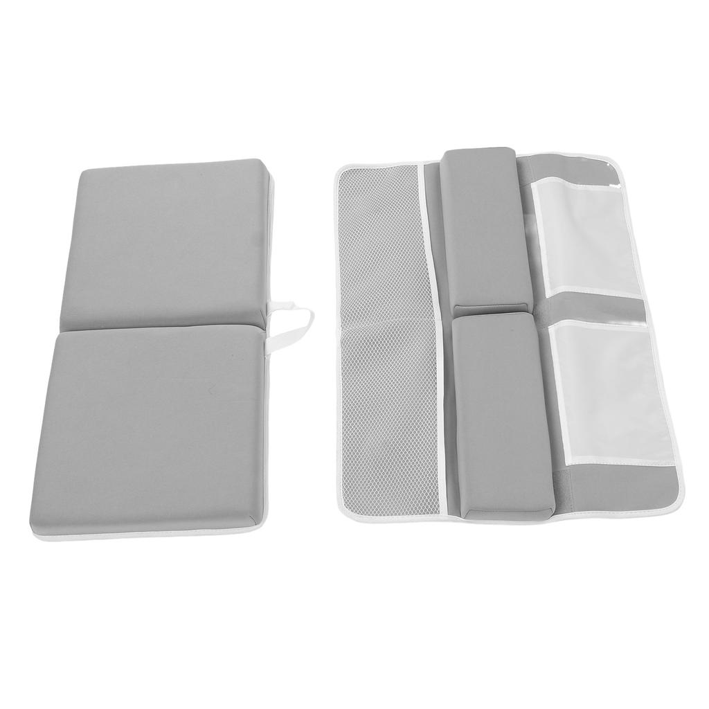 Baby Bath Kneeler Elbow Kneeling Rest Pad Non Slip Suction Quickly Drying Large Pockets Knee Cushion