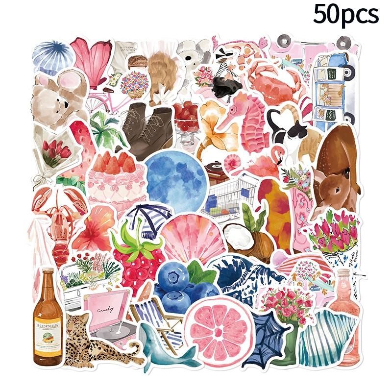 Cute Cat Memes Sticker DIY Scrapbook Stickers Cartoon Sticker for Skateboard Luggage Laptop School Stationery Kawaii Sticker