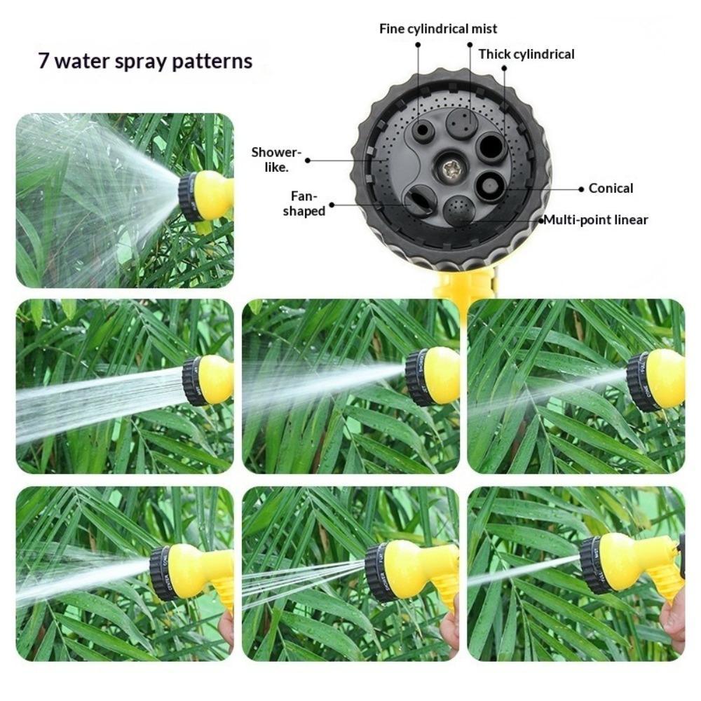 Car Wash Tool Sprinkler Garden Nozzle Set Household 7 Functions Bubble Watering Water