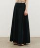 Artid Pleated Long Skirt_Navy