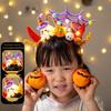 DIY Pumpkin Light-Up Headband Kit for Kids - Halloween Party Costume Prop