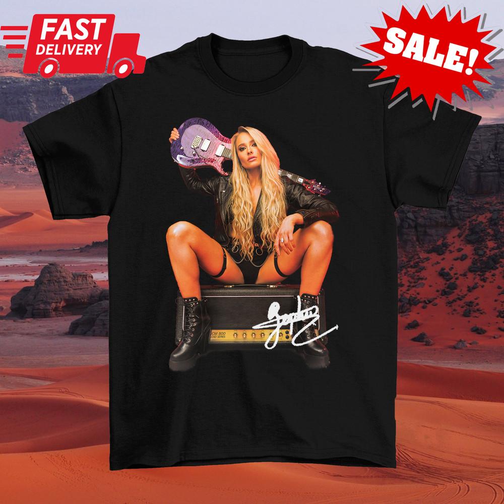 Signature Guitarist Cool Sophie Lloyd Live Shirt Black Unisex S5XL KY120 Unisex T-Shirt M