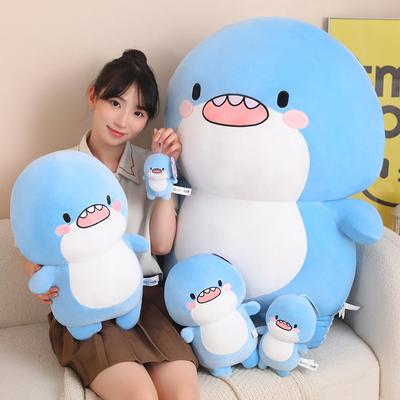10~45cm Fat Shark Toy Soft Plush Animal Marinho Pingente Almofada Companheira Boneca Quarto Sofá Decoração Crianças Aniversário Natal Presente