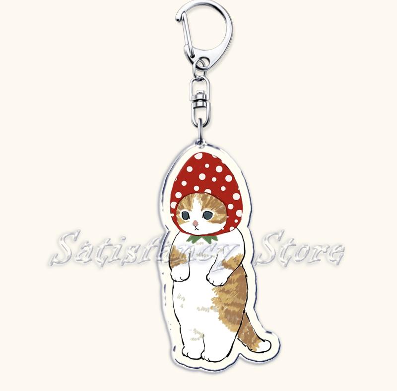 

Cute Super Cute Kitten Cartoon Cat Acrylic Keychains Ring Shark for Accessories Bag Pendant Key Chain Jewelry Fans Lovers Gifts