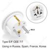 Adaptateur de prise UE CN AU US vers UE KR Adaptateur de voyage Chine Australien Américain vers Européen Euro Adaptateur d'alimentation Convertisseur AC Prise