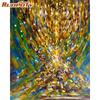 RUOPOTY Frameless Abstract Painting Colorful Oil Painting DIY Painting By Numbers Modern Wall Art Picture Hand Painted For Wall Decoration 40x50cm