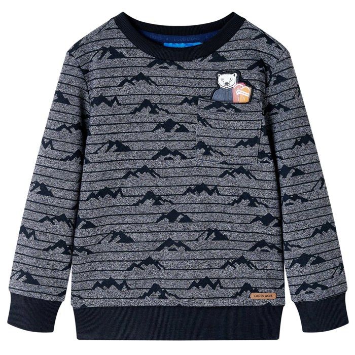 Sweatshirt for Children Navy Blue Blend 92/104/116/128/140