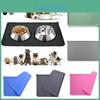 48*30*2cm Silikon Haustiermatte Anti-Überlauf Futtermatte für Hunde und Katzen