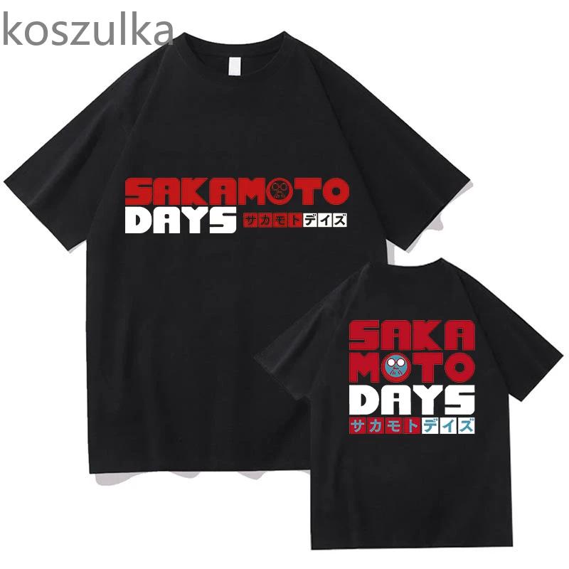 2025 New Anime Sakamoto Days TShirts Taro Sakamoto Fans Tops Tees Short Sleeved Tshirt Unisex Unisex Summer Pure Cotton Streetwear
